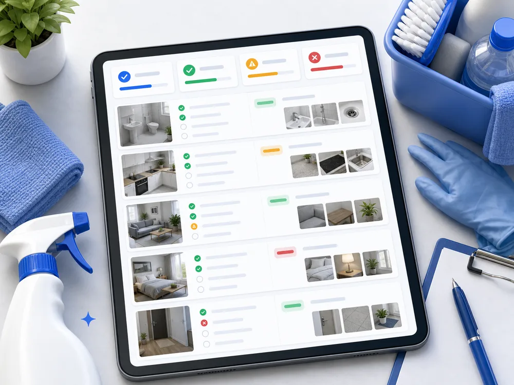 Checklist de inspección por zonas con evidencias de calidad